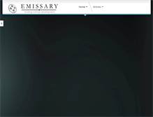 Tablet Screenshot of emissary.com